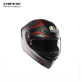 【公式】K1 S JIST Asian Fit-SLING MATT BLACK/RED　 安心の保証付き バイク用 フルフェイスヘルメット AGV(エージーブイ)