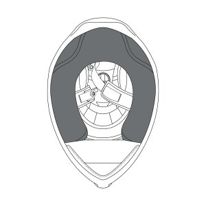 �y�����z AGV CHEEK PADS K1 S/K1�p ASIAN FIT M�T�C�Y �`�[�N�p�b�h ���S�̕ۏؕt�� �G�[�W�[�u�C(Agv)