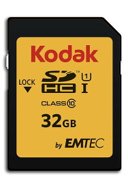 コダック 32GB Class 10 UHS-I U1 SDHC メモリーカード
