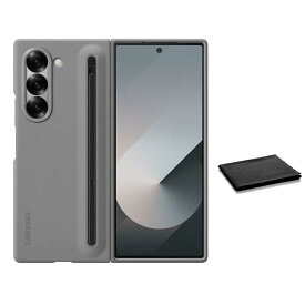 Samsung Galaxy Z Fold6 S ペンケース - ウルトラスリム保護シェル Sペンスロット一体型、軽量、耐久性のあるPC素材、Galaxy Z Fold6対応 (グレー)