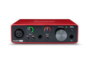 Focusrite �t�H�[�J�X���C�g �I�[�f�B�I�C���^�[�t�F�[�X 2�C��/2�A�E�g 24bit/192kHz Scarlett Solo (3rd Gen) �y�������K�i�z