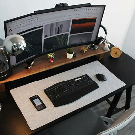 DAWNTREES フェルトデスクパッド、キーボードマット 特大フェルトマウスパッド、コンピューター、キーボード、ラップトップ、オフィス、自宅に最適