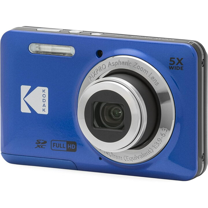 楽天市場】KODAK (コダック) PIXPRO 使いやすい ズーム FZ55-BL 16MP  