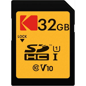 KODAK 32GB Class10 UHS-I U1 SDHC [J[h sAi