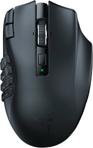 Razer ���C�U�[ Naga V2 HyperSpeed RZ01-03600100-R3A1 �Q�[�~���O�}�E�X ���C�����X ���� 19�{�^�� MMO Focus Pro 30K �Z���T�[ �f���A�����[�h�X�N���[���z�C�[�� Bluetooth 2.4GHz �y�� ���s�A���i