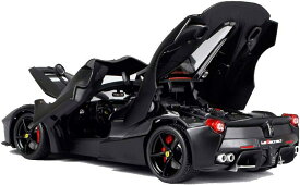ブラーゴ 1/18 ミニカー フェラーリ ラフェラーリ レース スポーツカー ダイキャストカー Bburago Ferrari Laferrari 1:18 上質 黒 [並行輸入品]