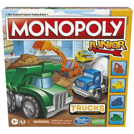 Monopoly ジュニア トラックエディション ボードゲーム モノポリーゲーム 5歳以上 キッズボードゲーム 2~4人用 キッズゲーム キッズギフト Amazon限定