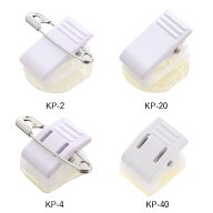 回転クリッキー 名札用 クリップ 両面テープ付 プラスチックタイプ 日本製 大王製作所 KP-2/KP-20/KP-4/K…