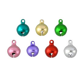 鈴 宝来鈴 パーツ 2.5分 約7.5mm 真空カラー 大王製作所 100個/500個/1000個 手芸 アクセサリーパーツ ベル