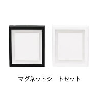 額縁 ミニ額縁 フレームマグネット ミニチュア マグネットタイプ 製作用 パーツ5点セット UV印刷対応 イ…