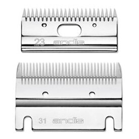 酪農用 畜産用 バリカン アンデス andis 替刃 【 アンデス 標準刃セット 31-23歯 】 2.5mm刃 上下刃セット 大型バリカン クリッパー ハイニガー オースター アンディス ANDIS Heiniger Oster AESCULAP トリミング