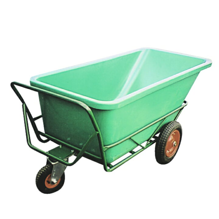 楽天市場】運搬車 【 ポリ製三輪車 400リットル 】水抜栓付 400L 