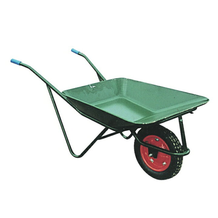 楽天市場】運搬車 【 鉄製並一輪車 41リットル 】小さめ一輪車 41L 