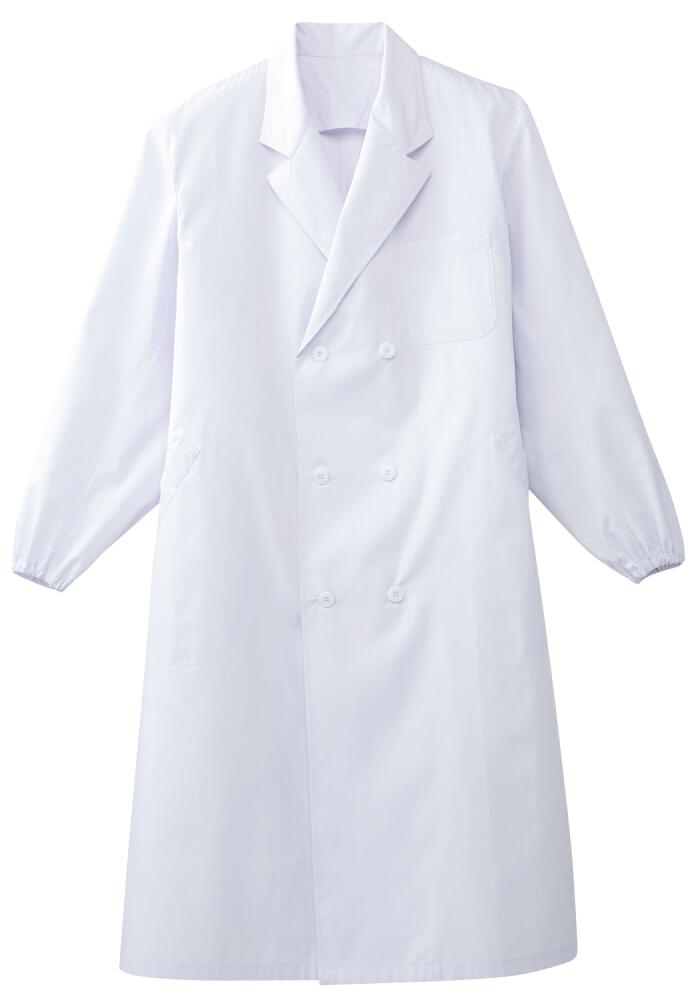 春の新作続々 袖口にゴムが入っています ホワイトコート 男性用 買物 CA-6640 チトセ chitose 実験衣 ドクターコート