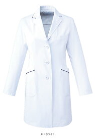 白衣 ドクターコート ミズノ MIZUNO unite MZ-0107 制菌加工 女性用 シングル 診察衣