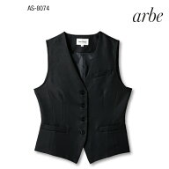 【ベスト 黒 レディース】AS-8074 チトセ 【飲食店 ユニフォーム/フォーマル/ホテル/レストラン/カフェ】…
