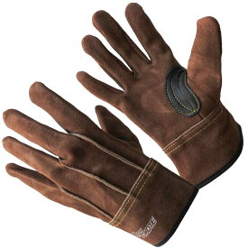 ハイパートコテオイル 背縫い 38-20 ブラウン 10双組 革手袋 富士手袋工業