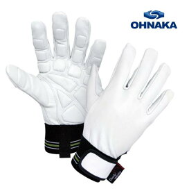 作業手袋 防振手袋 ブルックラー 211 牛革 5双組 大中産業 OHNAKA