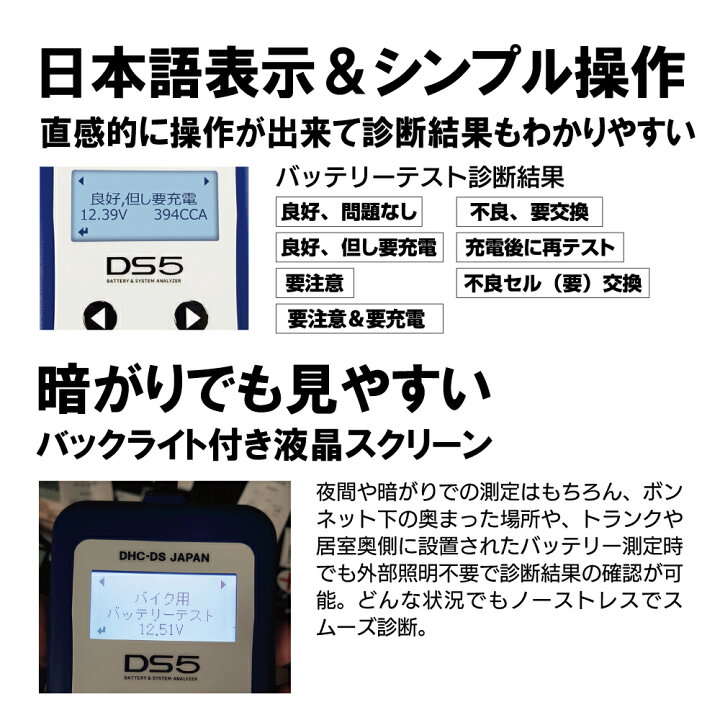 楽天市場】バッテリーテスター バッテリーチェッカー【公式 