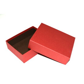 ギフトボックス貼り箱（レッドXブラウン）バレンタイン用・プレゼント用に最適送料無料
