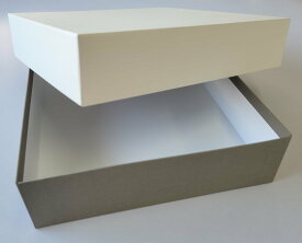 和風の白Xグレーの箱 10個セット小物入れ用箱紙製 ギフトボックス 箱白色 和柄 うすい縞柄