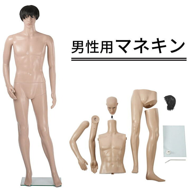 楽天市場】男性用マネキンGM-1送料無料 マネキン 全身 男性 / トルソー  