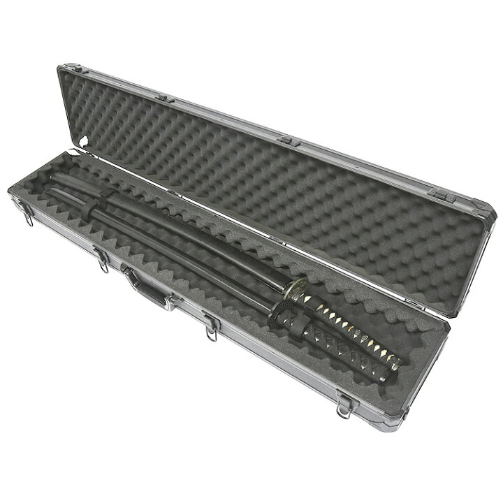 楽天市場 模造刀専用ハードケース２本用アタッシュ型ハードケース日本刀ケース 収納ag 2802a グッドアイテム ダイセイ