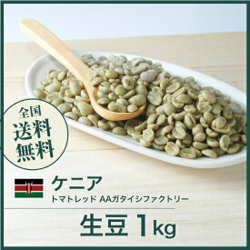コーヒー生豆 1kg ケニア トマトレッド AAガタイシファクトリー 送料無料 大山珈琲