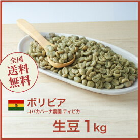 コーヒー生豆 1kg ボリビア コパカバーナ農園 ティピカ 送料無料 大山珈琲