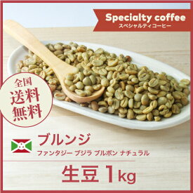 コーヒー生豆 1kg ブルンジ ファンタジー ブジラ ブルボン ナチュラル 送料無料 大山珈琲