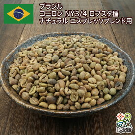 ブラジル 生豆 コニロン NY3/4 ロブスタ種 ナチュラル エスプレッソブレンド用 送料無料1kg 2kg 5kg #495 DRIP TRIP