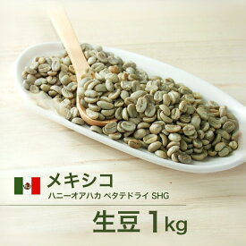 コーヒー生豆 1kg メキシコ ハニーオアハカ ペタテドライ SHG 送料無料 大山珈琲