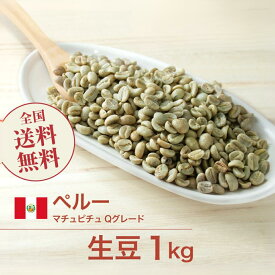 コーヒー生豆 1kg ペルー マチュピチュ Qグレード ニュークロップ 送料無料 大山珈琲
