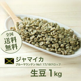 コーヒー生豆 1kg ブルーマウンテンNo1 ブルーバロン　2021/22クロップ ジャマイカ 送料無料 大山珈琲
