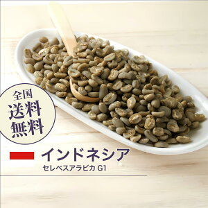 生豆コーヒー インドネシア セレベスアラビカ G1 珈琲 スペシャルティ 送料無料【DRIP TRIP】1kg 2kg 5kg 10kg