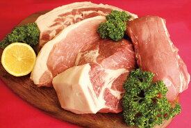 【送料無料】 鳥取県産 ブランド豚 とっトン 詰合せ セット 2kg以上 バラ ヒレ ロース モモ 豚ブロック