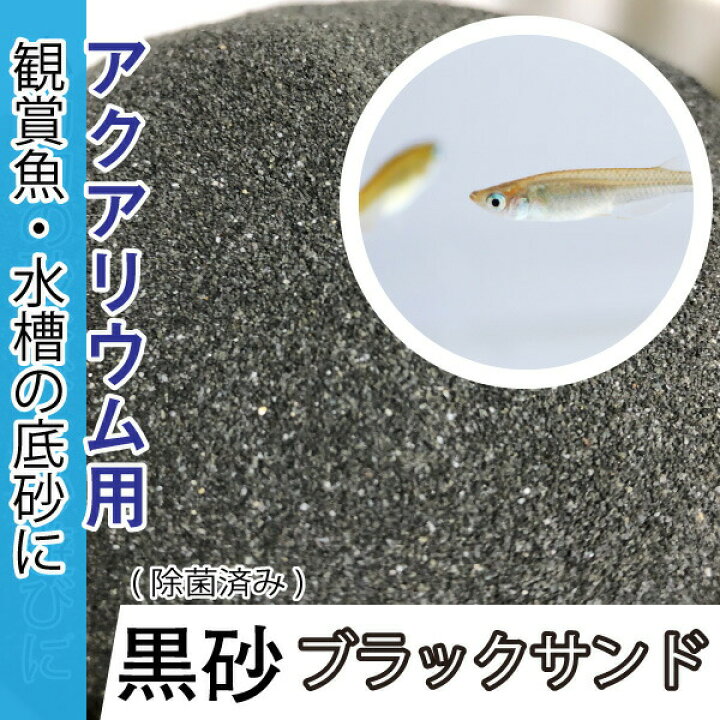 楽天市場 5kg めだか アクアリウム 底砂 黒砂 ブラックサンド 5kg 高温除菌済み 人工砂 メダカ 飼育 熱帯魚 観賞魚 送料無料 Dba 大伸物産 楽天市場ショップ