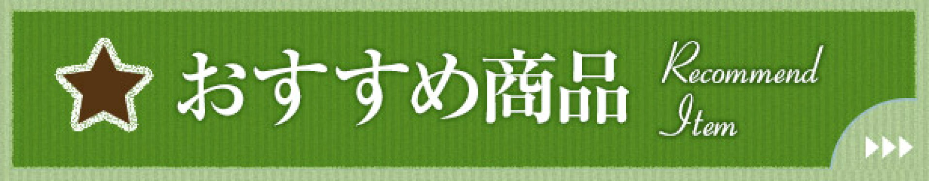 おすすめ商品
