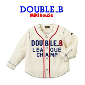 ミキハウス ダブルB キッズウェア ベースボールシャツ 61-5301-495