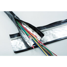 トラスコ中山 TRUSCO 【売切廃番】電磁波シールド結束チューブ ジッパータイプ 70Φ10m SHNF-70-10 [1-856-3392]