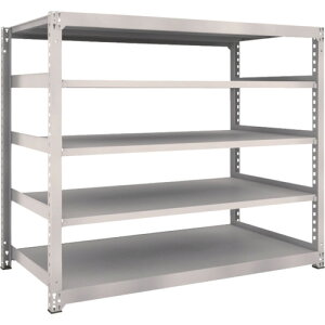 �g���X�R���R �y�ʓr�����z TRUSCO �X�`�[�����b�N M5�^���ʒI 1800×921×H1500 5�i �P�� �l�I�O���[ M5-5695 [1-506-0524]