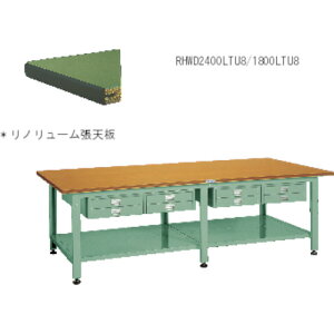 �g���X�R���R �y�l��s�z TRUSCO ���׏d��^��Ƒ�i1500kg�jHWD�^ 1800X1200XH740 2�i���^���o6�E���I�t �O���[���F RHWD-1800LTU6 [1-241-1083]