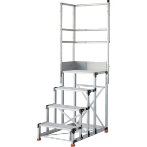 �g���X�R���R �y�ʓr�����z �y�l��s�z TRUSCO �A���~����Ɨp���� �O���[�`���O�^�C�v 4�i ����1.2m �V���@600×400 �i��300mm �V�����肷��t�� TSFGR-4612-TL300 [1-552-0155]