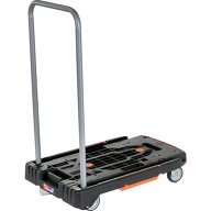 トラスコ中山 TRUSCO こまわり君（新型） 600X390 樹脂ストッパー付 ブラック MPK-6039JS-BK [1-693-1675]