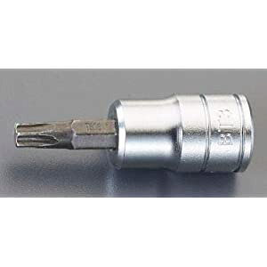 �G�X�R ESCO �y�l��s�z 3/8�hDR/T55x58mm �mTORX�n�r�b�g�\�P�b�g EA618PS-155 [2-1355848]