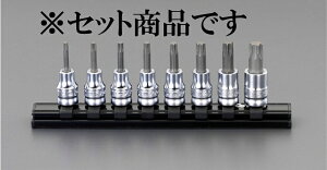�G�X�R ESCO �y�l��s�z 3/8�hDR/T20-T55/50mm �mTORX�n�r�b�g�\�P�b�g�iZ-EAL EA619BN [2-5949452]