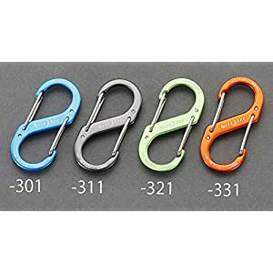 �G�X�R ESCO �y�l��s�z 90x41mm S�J���X�i�b�v�t�b�N�i�A���~��/�u���[�j EA638AD-303 [2-1358535]