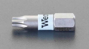 �G�X�R ESCO �y�l��s�z T10x25mm �mTorx�n�h���C�o�[�r�b�g�i�X�e�����X���j EA611BJ-23 [2-0680036]