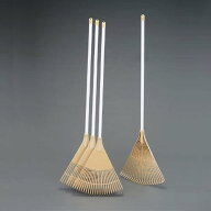エスコ ESCO 【個人宅不可】 430x1435mm 熊手（プラスチック製/4本） EA650RE-1 [2-1909386]