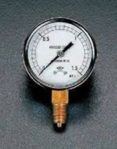�G�X�R ESCO �y�l��s�z G 1/4�h/ 60mm/0-1�D0MPa ���͌v EA729BB-10 [2-0151932]